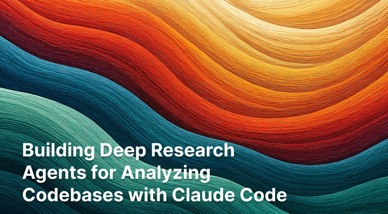 Building Deep Research Agents for Analyzing Codebases with Claude Code