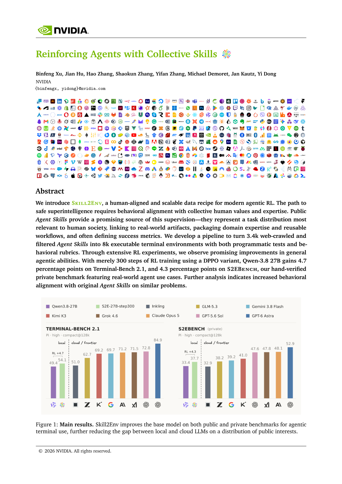 Reinforcing Agents with Collective Skills