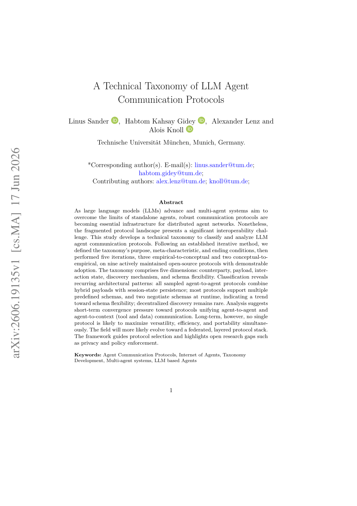 Agent Communication Protocols