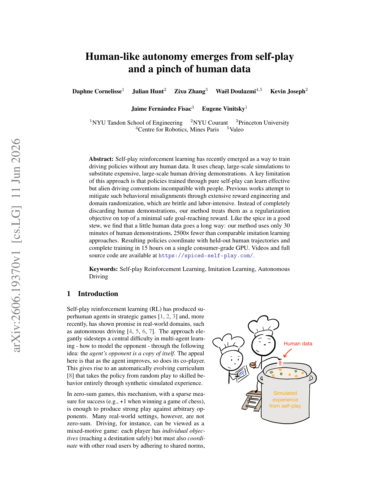 A Pinch of Human Data