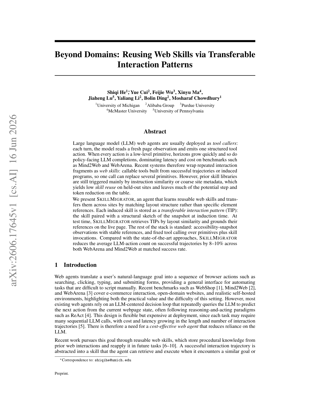 Beyond Domains