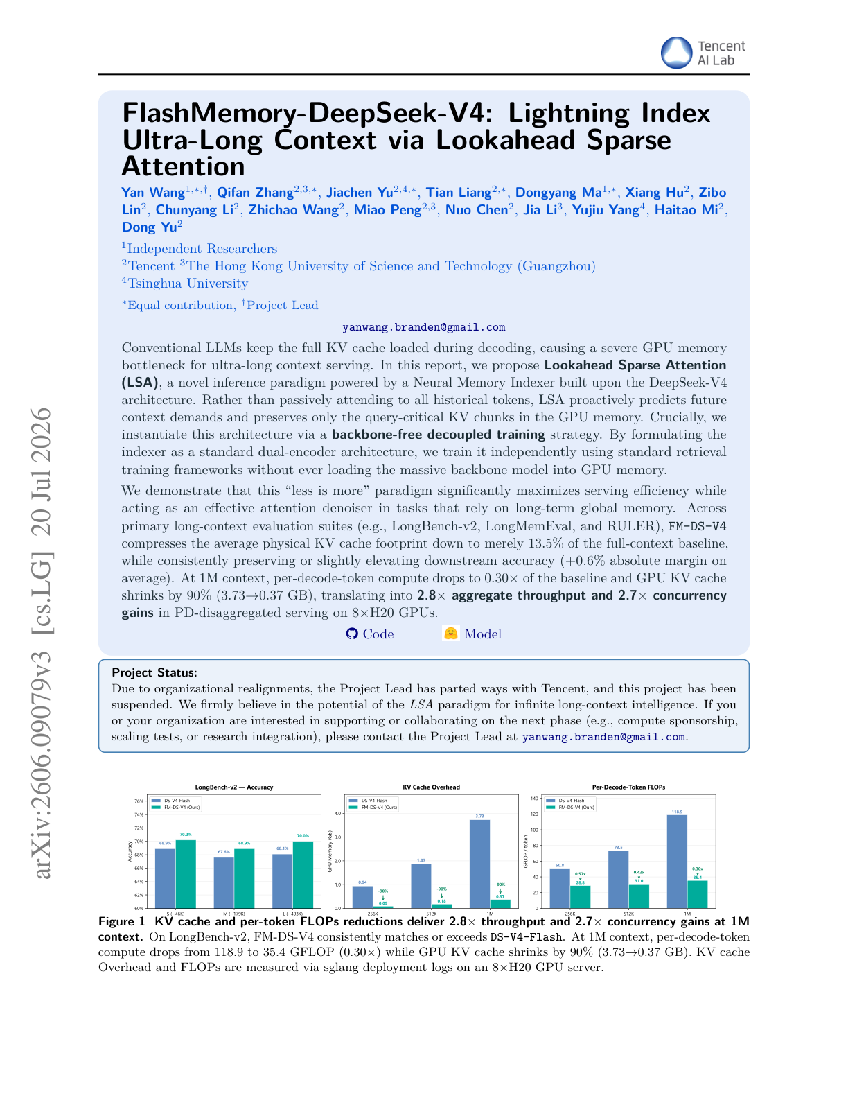 Lookahead Sparse Attention