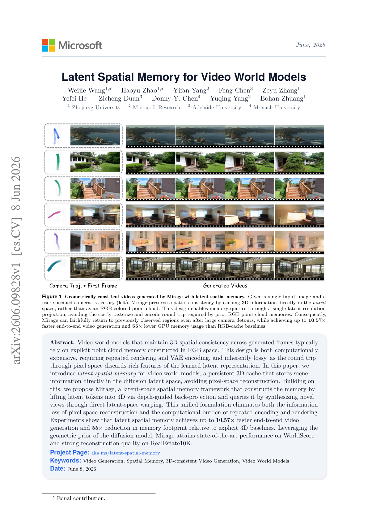 Latent Spatial Memory