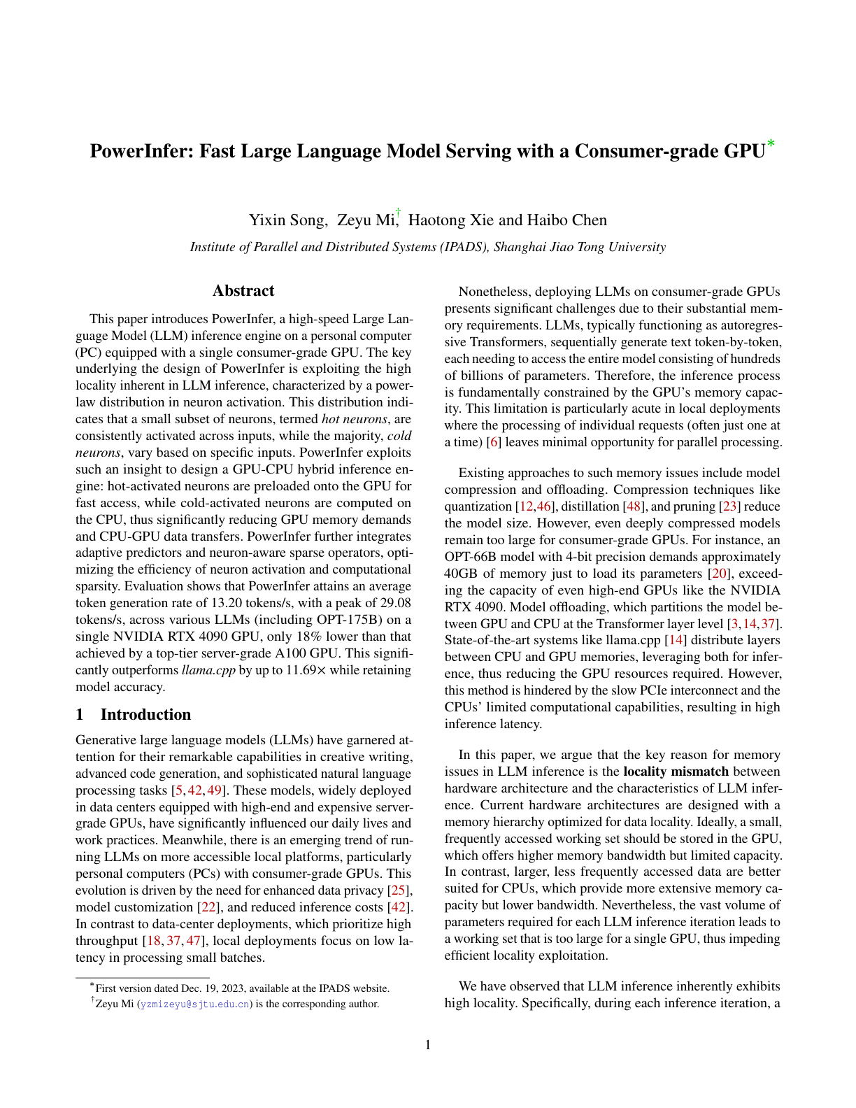 PowerInfer