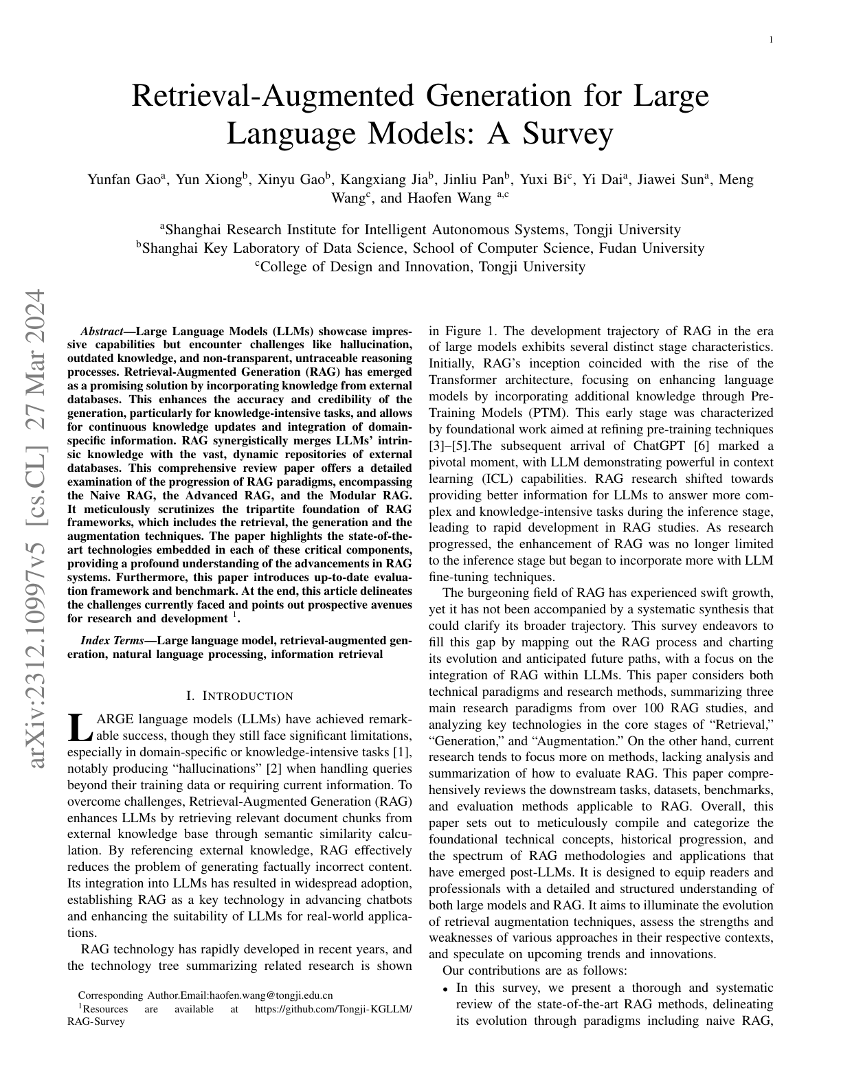 RAG for LLMs