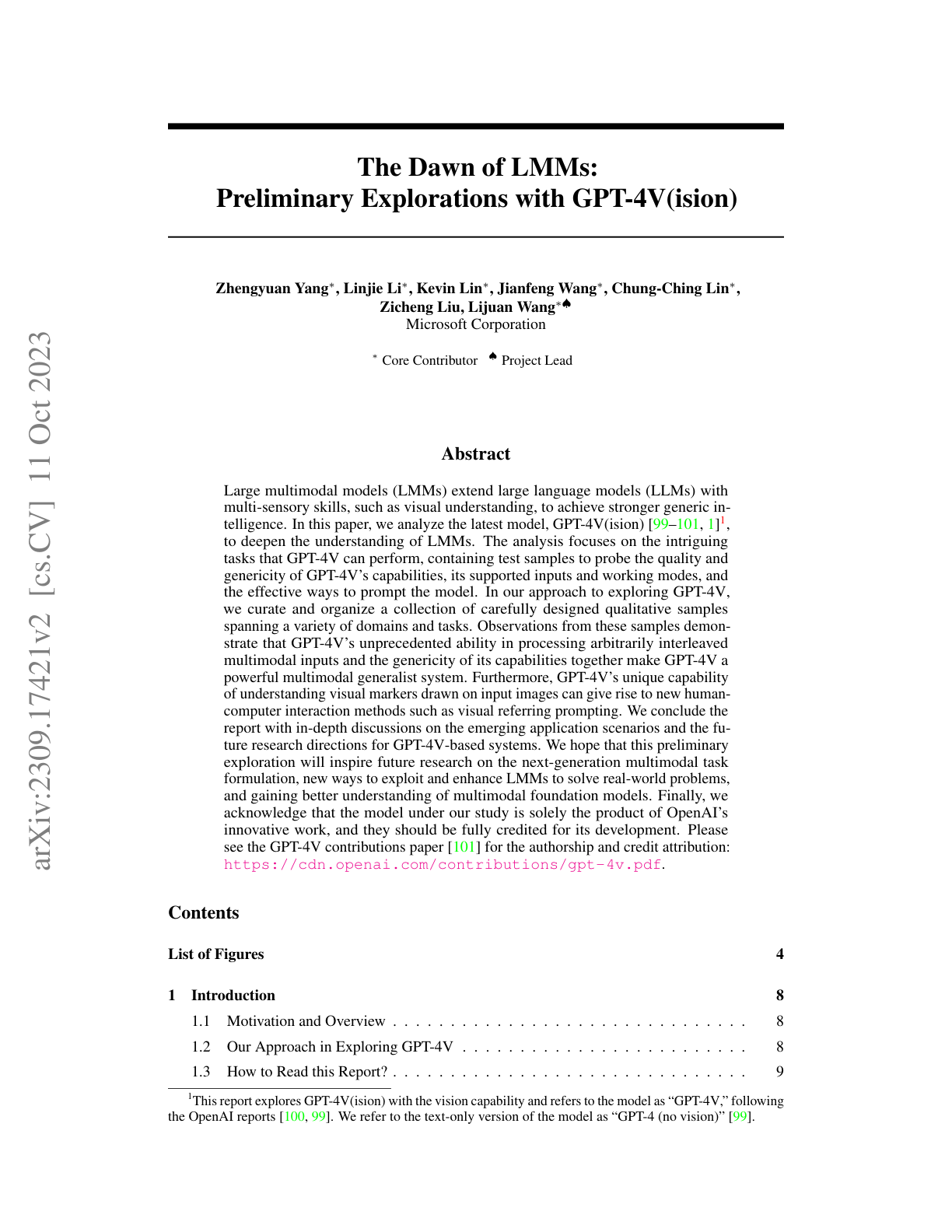 The Dawn of LMMs (GPT-4V Deep Dive)