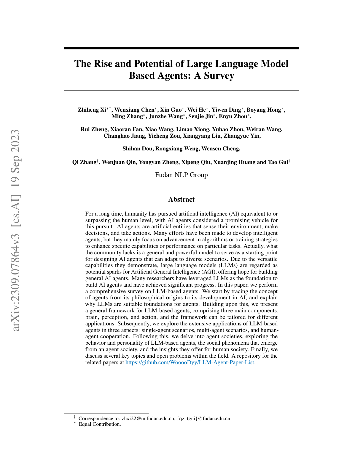 The Rise and Potential of LLM-Based Agents