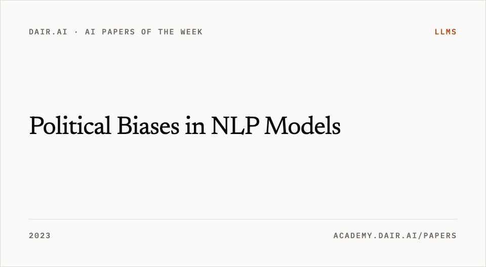 Political Biases in NLP Models