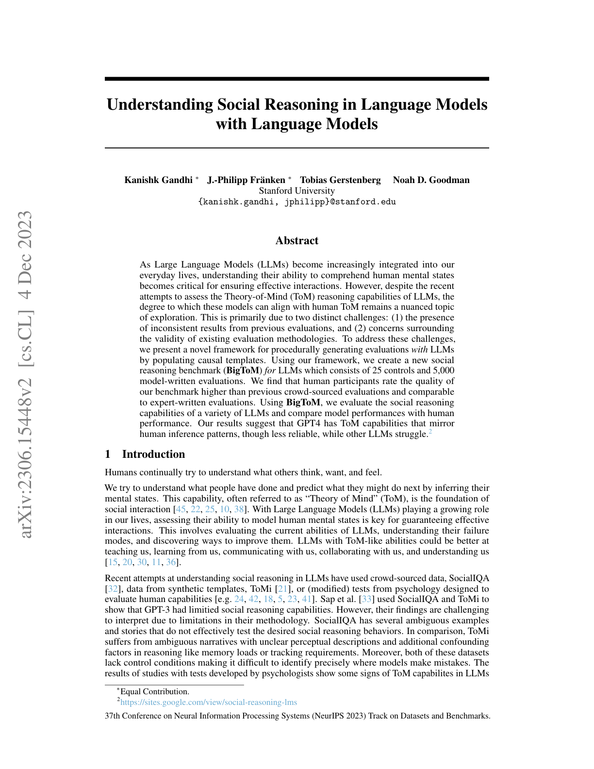 Understanding Theory-of-Mind in LLMs with LLMs