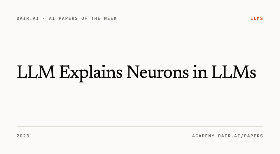 LLM Explains Neurons in LLMs