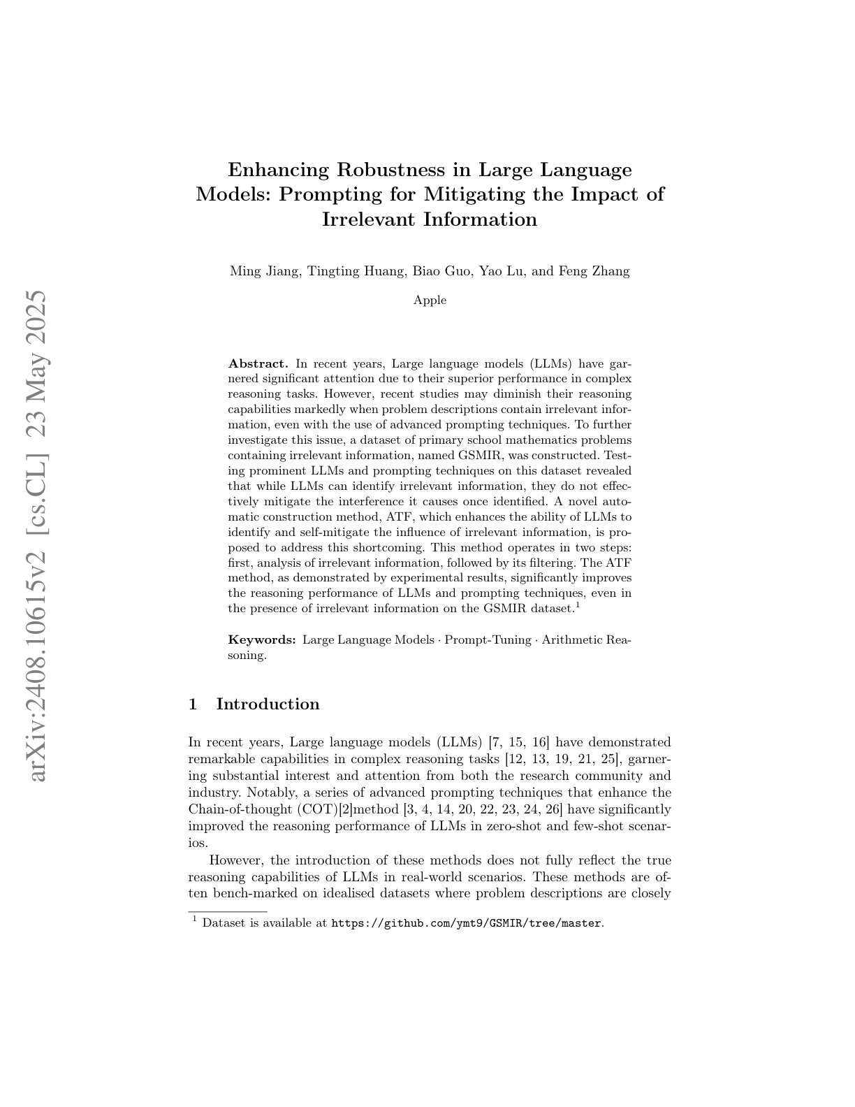 Enhancing Robustness in LLMs