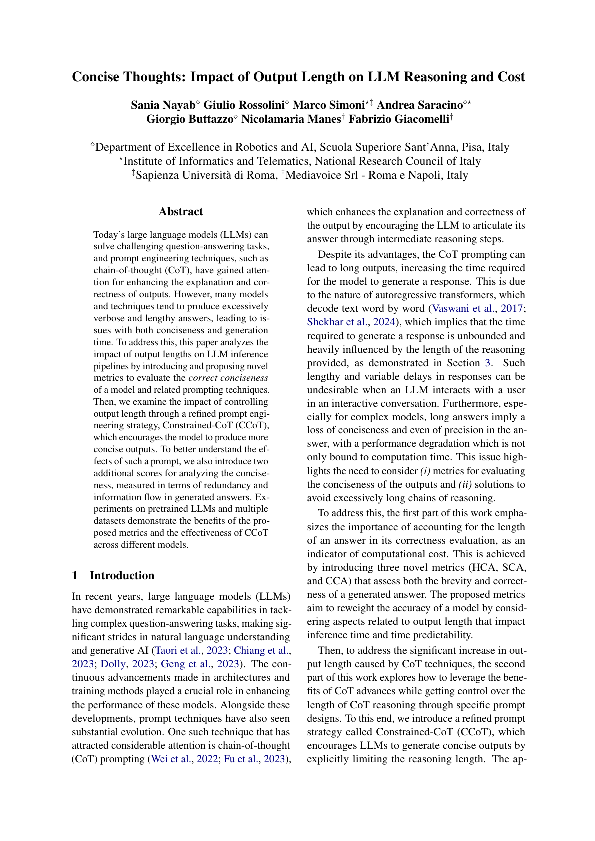 Constrained-CoT