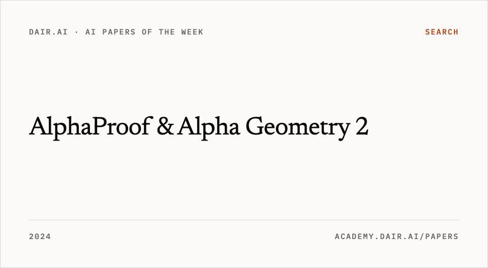 AlphaProof & Alpha Geometry 2