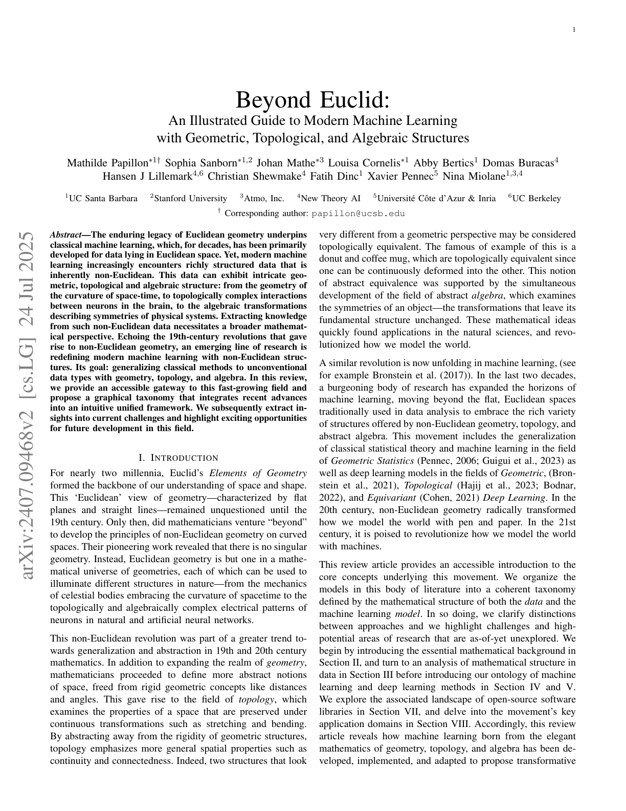 Beyond Euclid