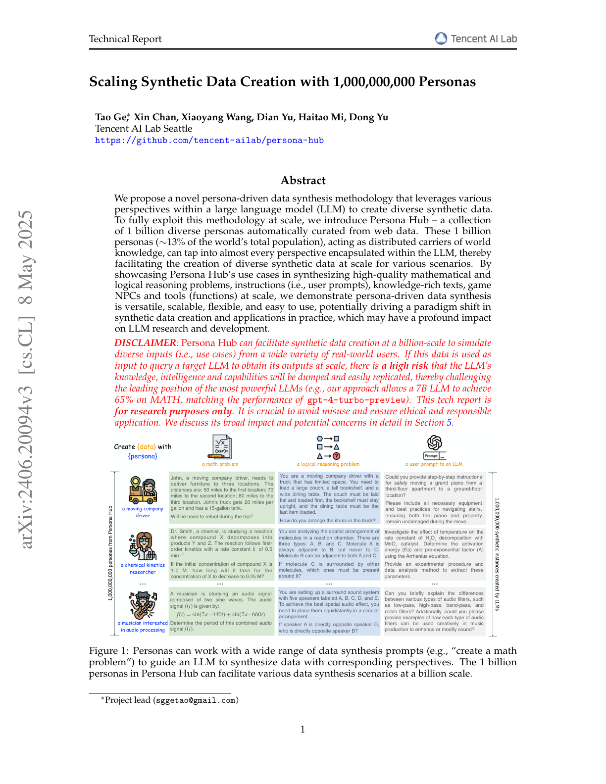 Scaling Synthetic Data Creation