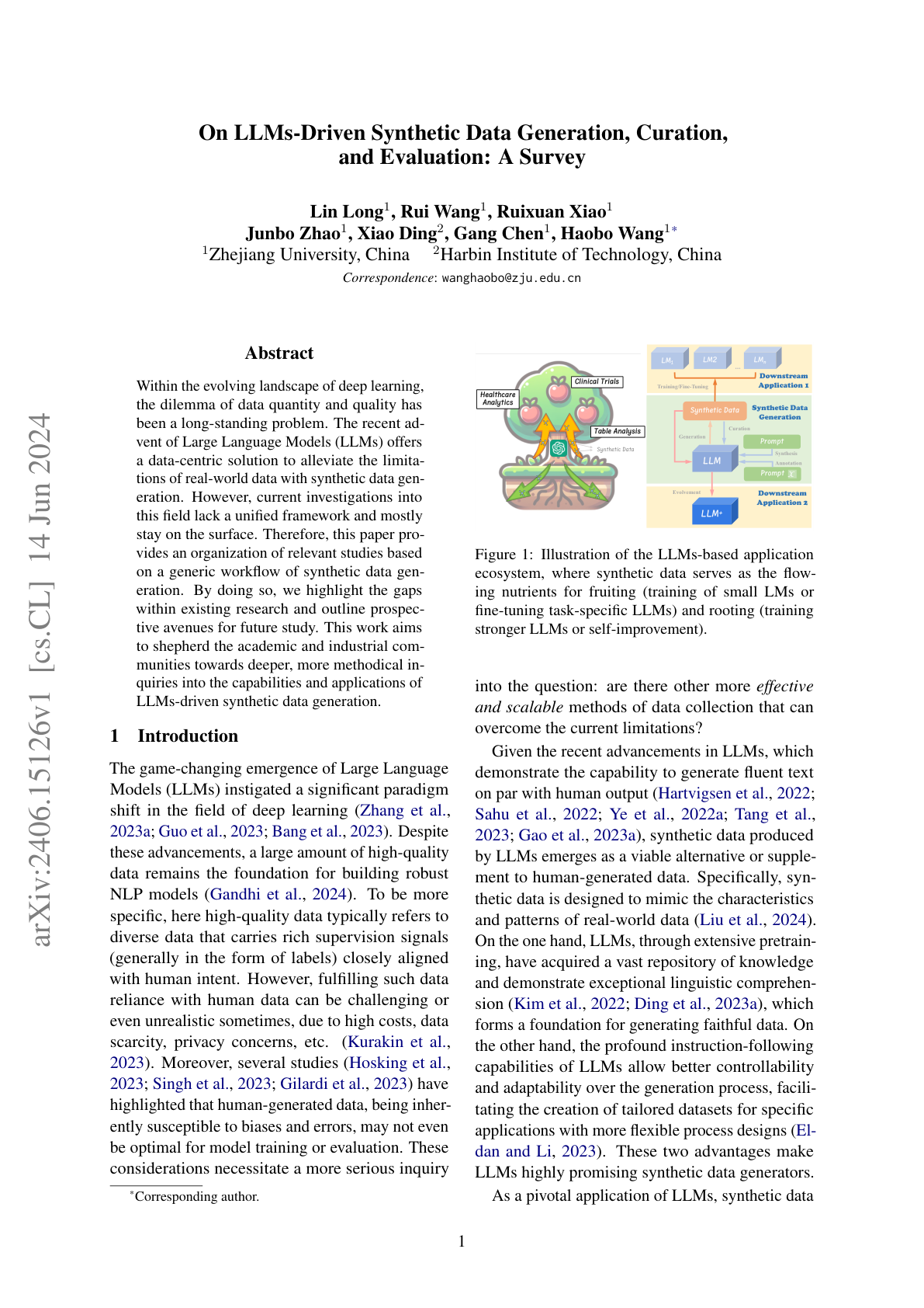 On LLMs-Driven Synthetic Data Generation, Curation, and Evaluation