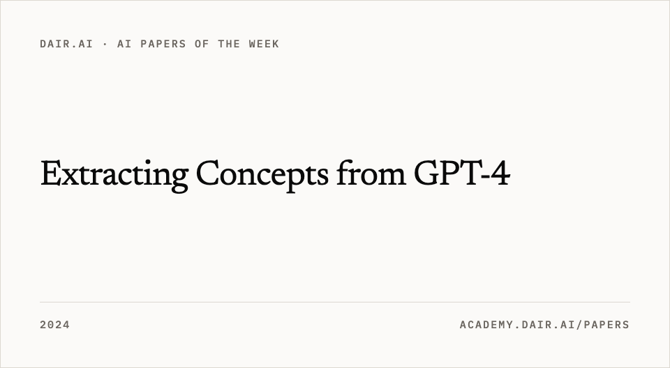 Extracting Concepts from GPT-4