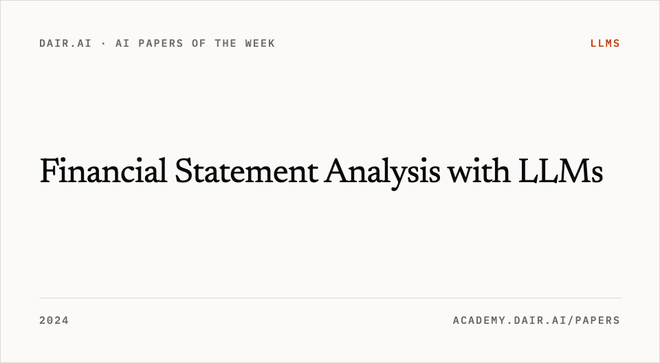 Financial Statement Analysis with LLMs