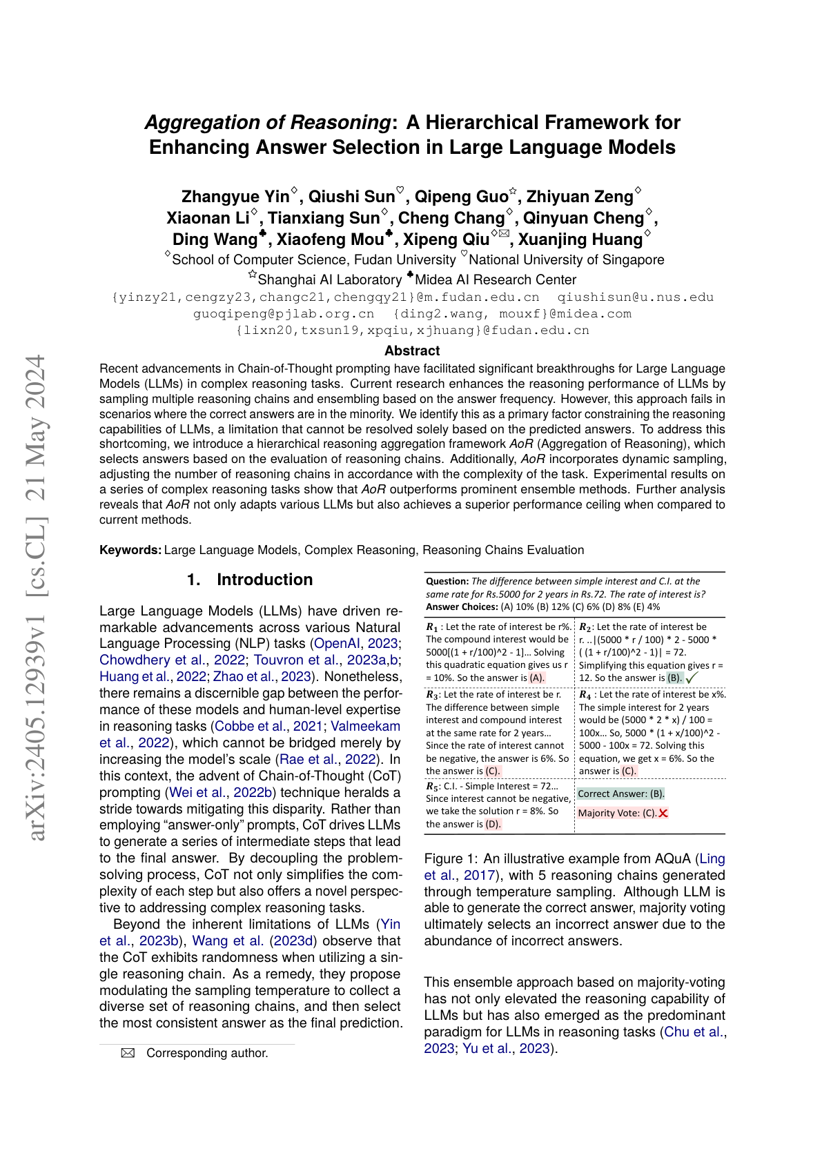 Enhancing Answer Selection in LLMs