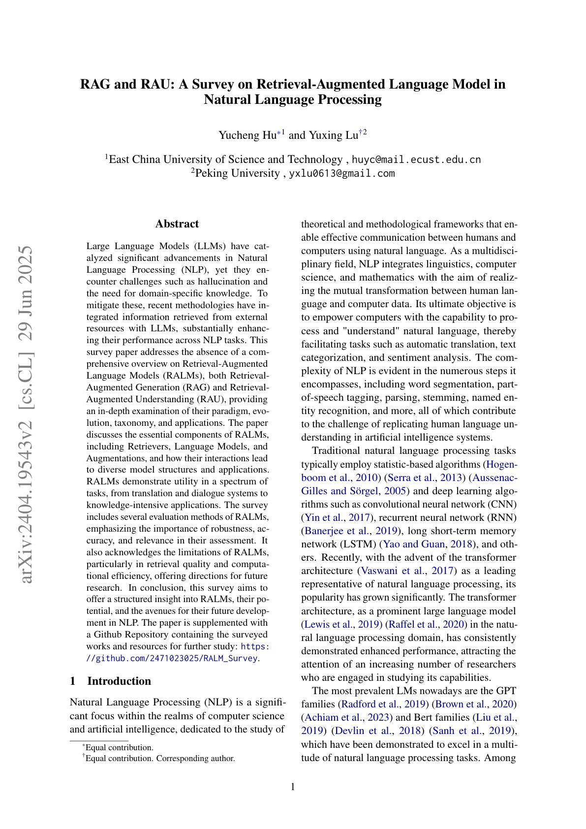 A Survey on Retrieval-Augmented Language Models