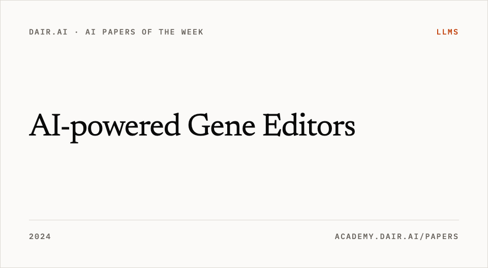 AI-powered Gene Editors