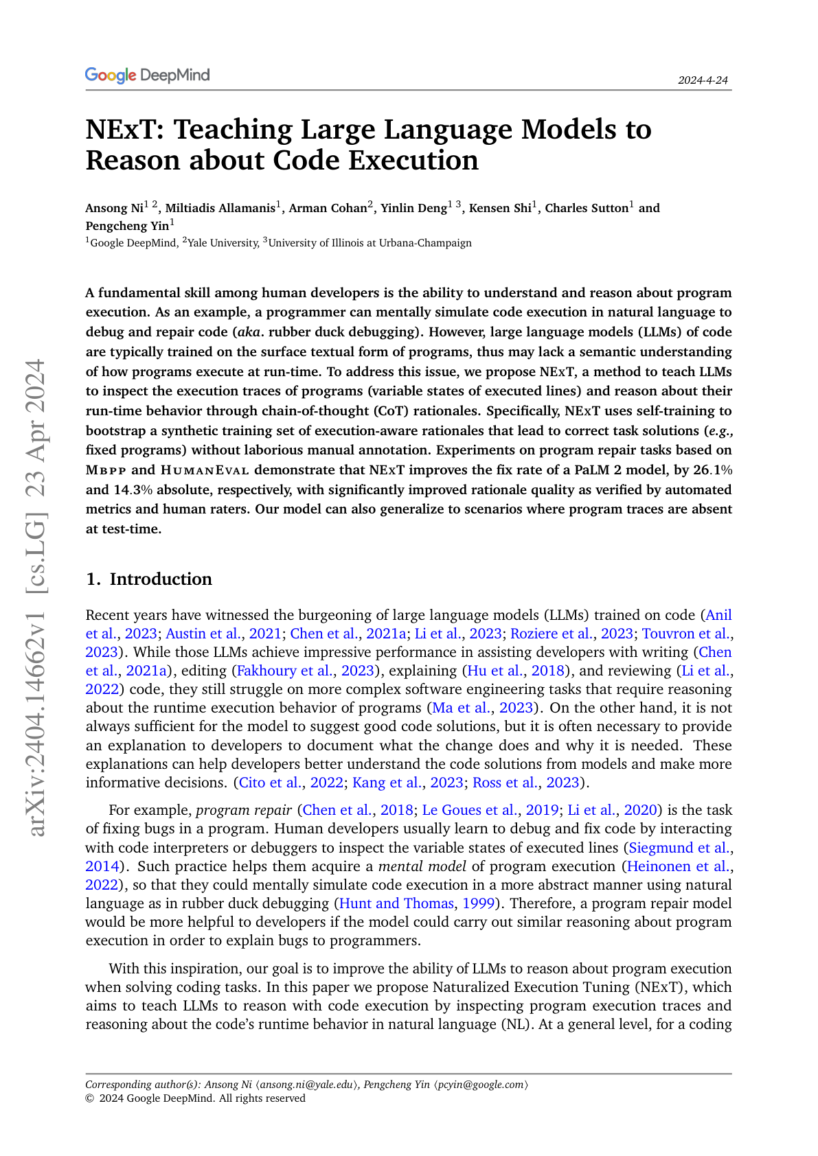 Naturalized Execution Tuning (NExT)