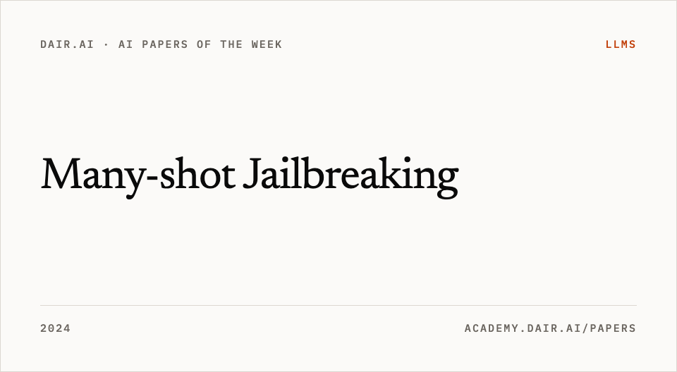 Many-shot Jailbreaking