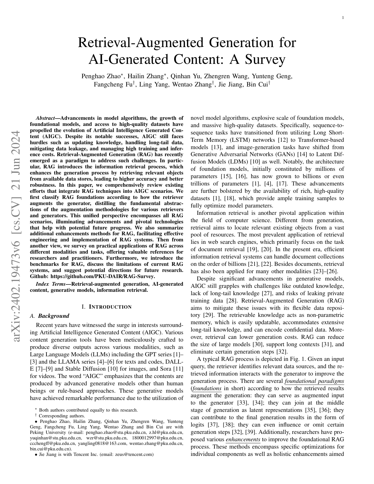 RAG for AI-Generated Content