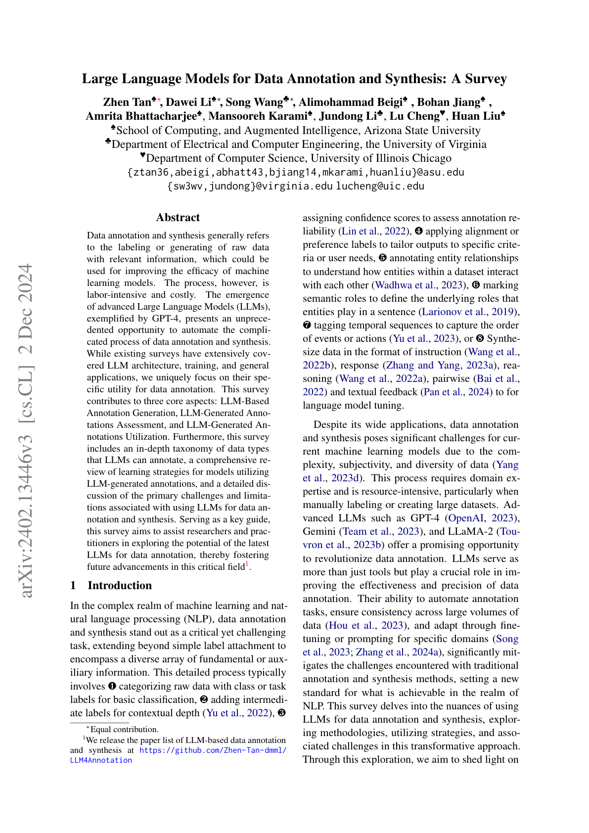 LLMs for Data Annotation