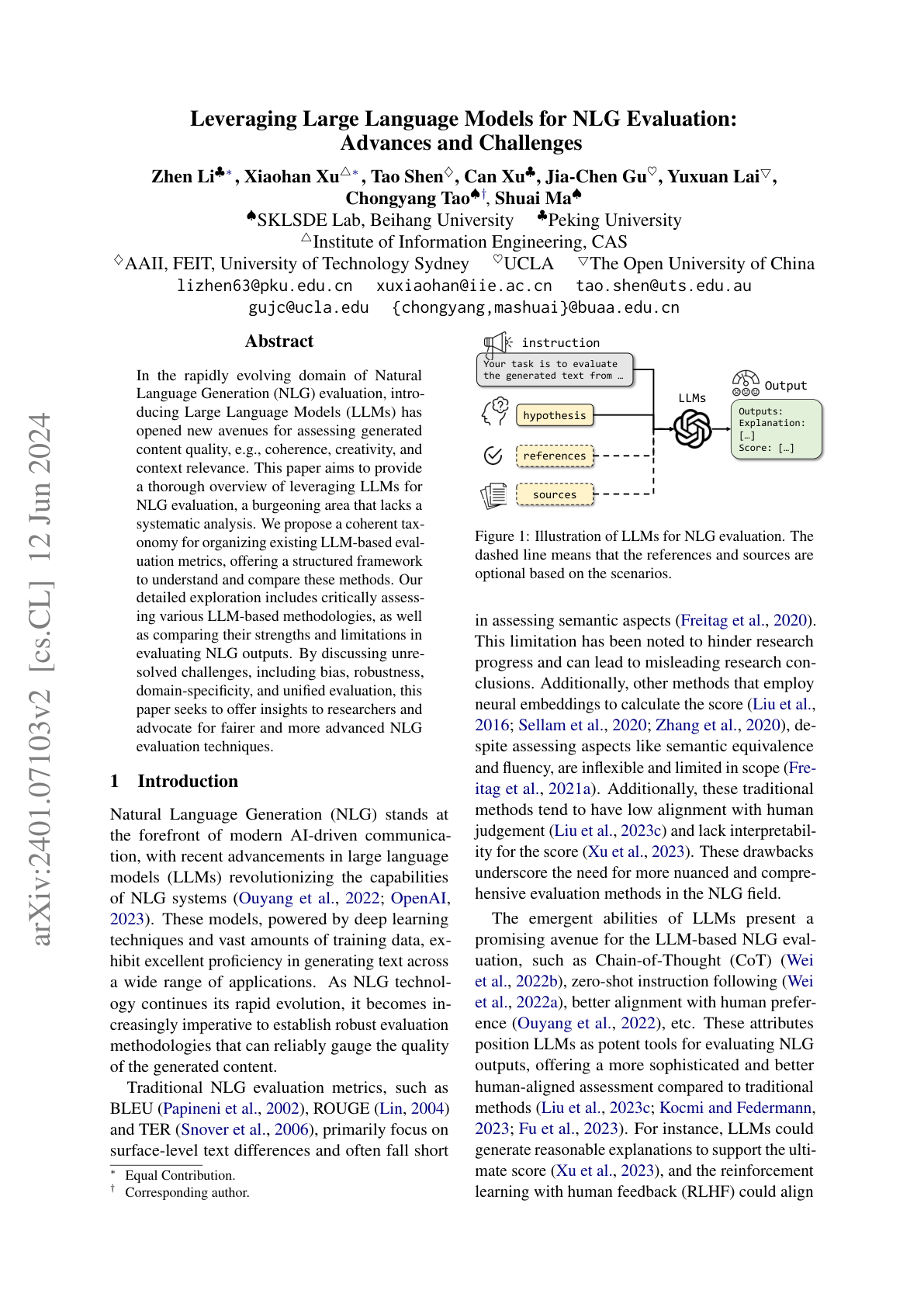Overview of LLMs for Evaluation