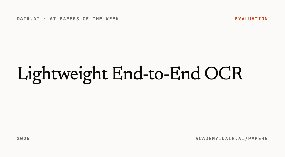 Lightweight End-to-End OCR