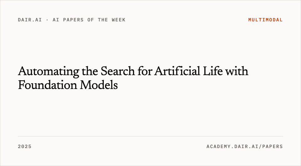 Automating the Search for Artificial Life with Foundation Models