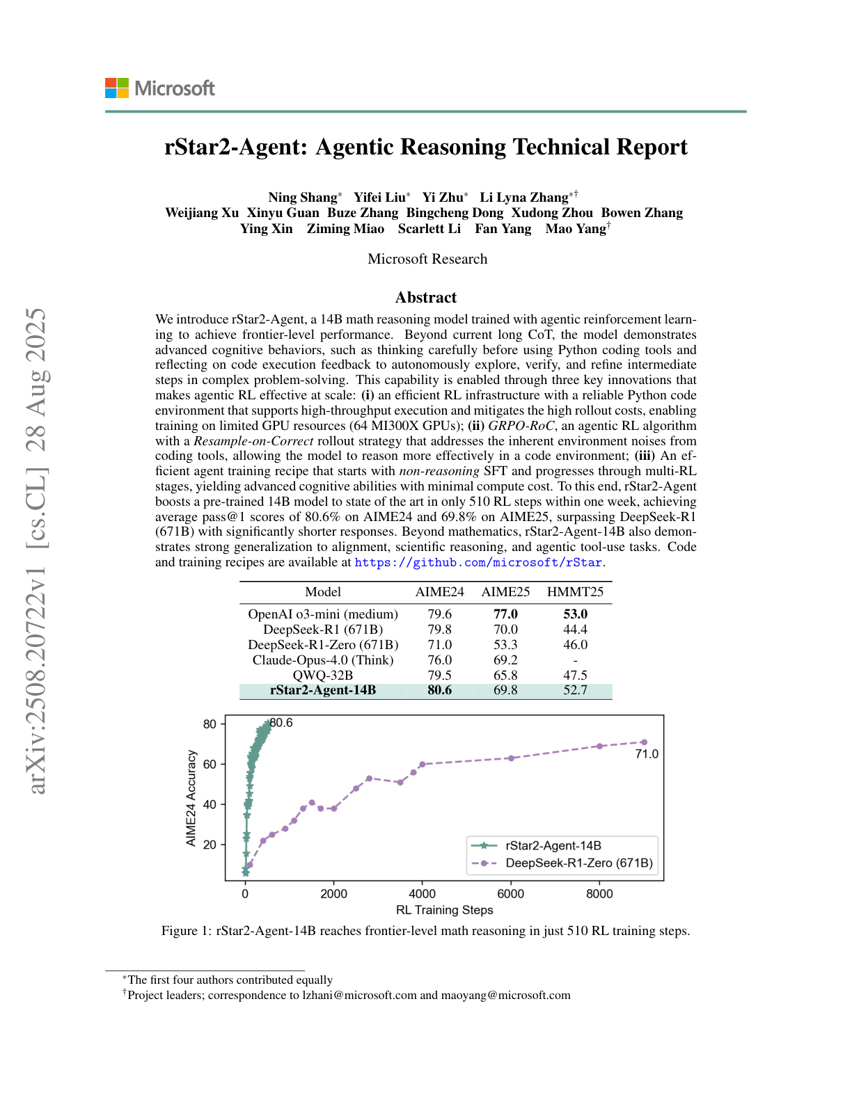 rStar2-Agent