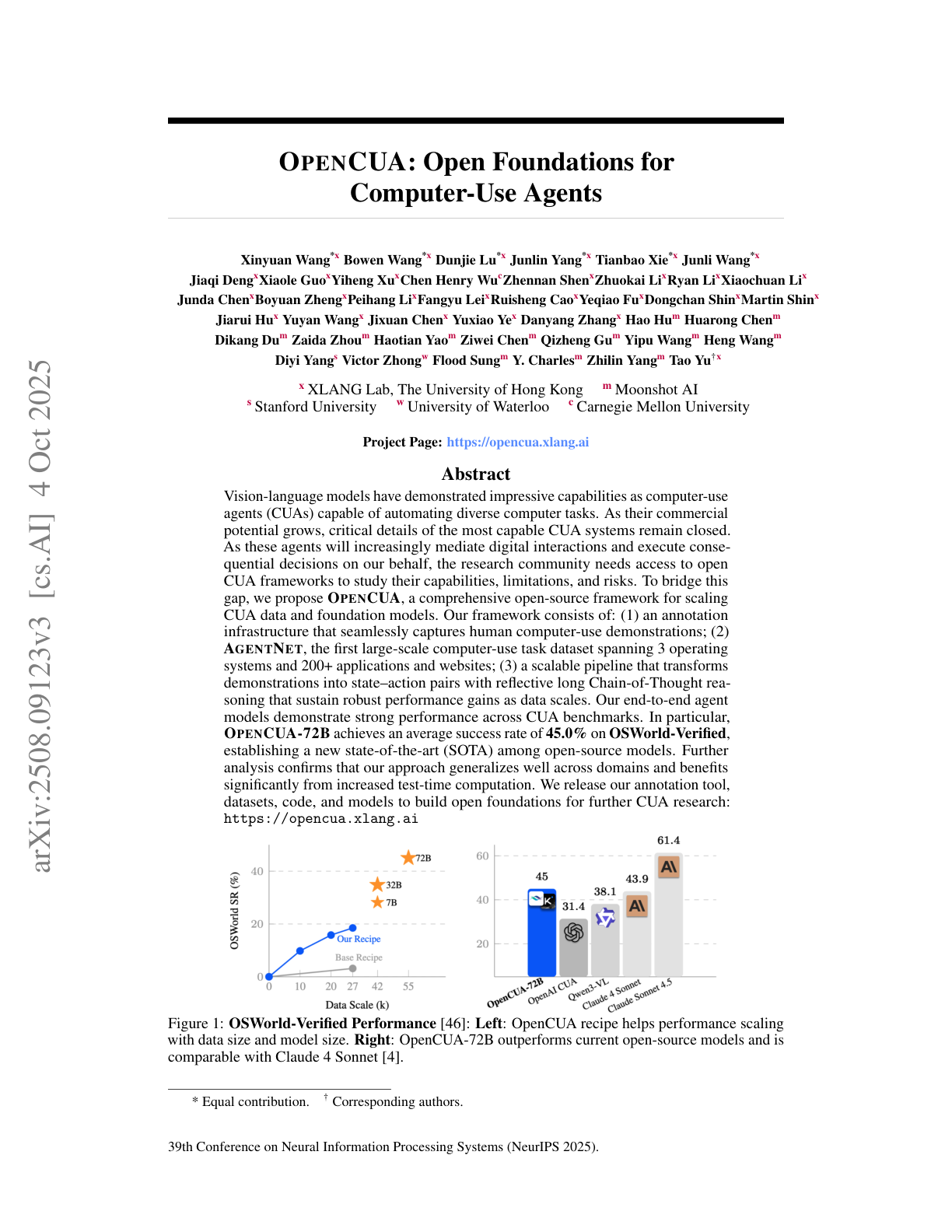 Open Foundations for Compute-Use Agents
