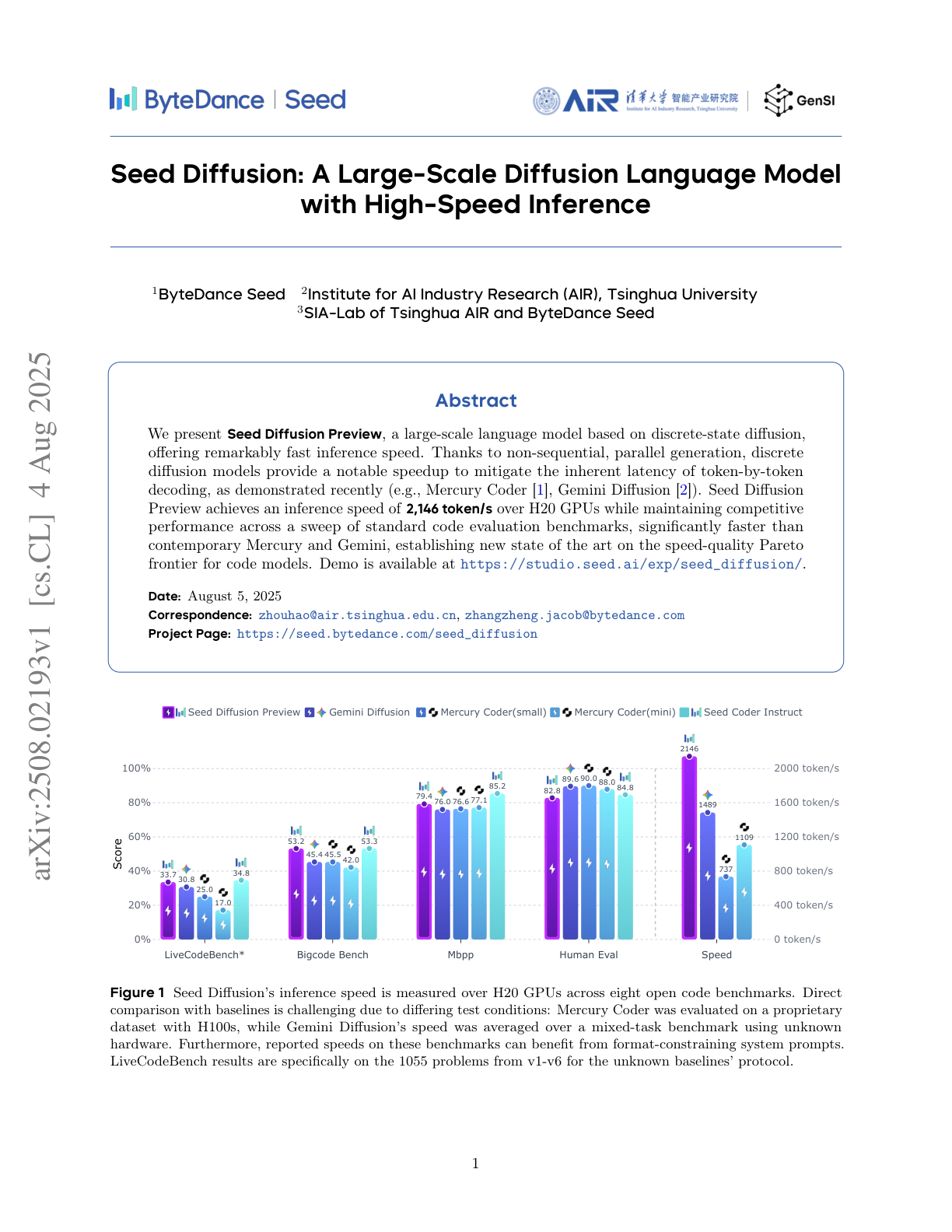 Seed Diffusion