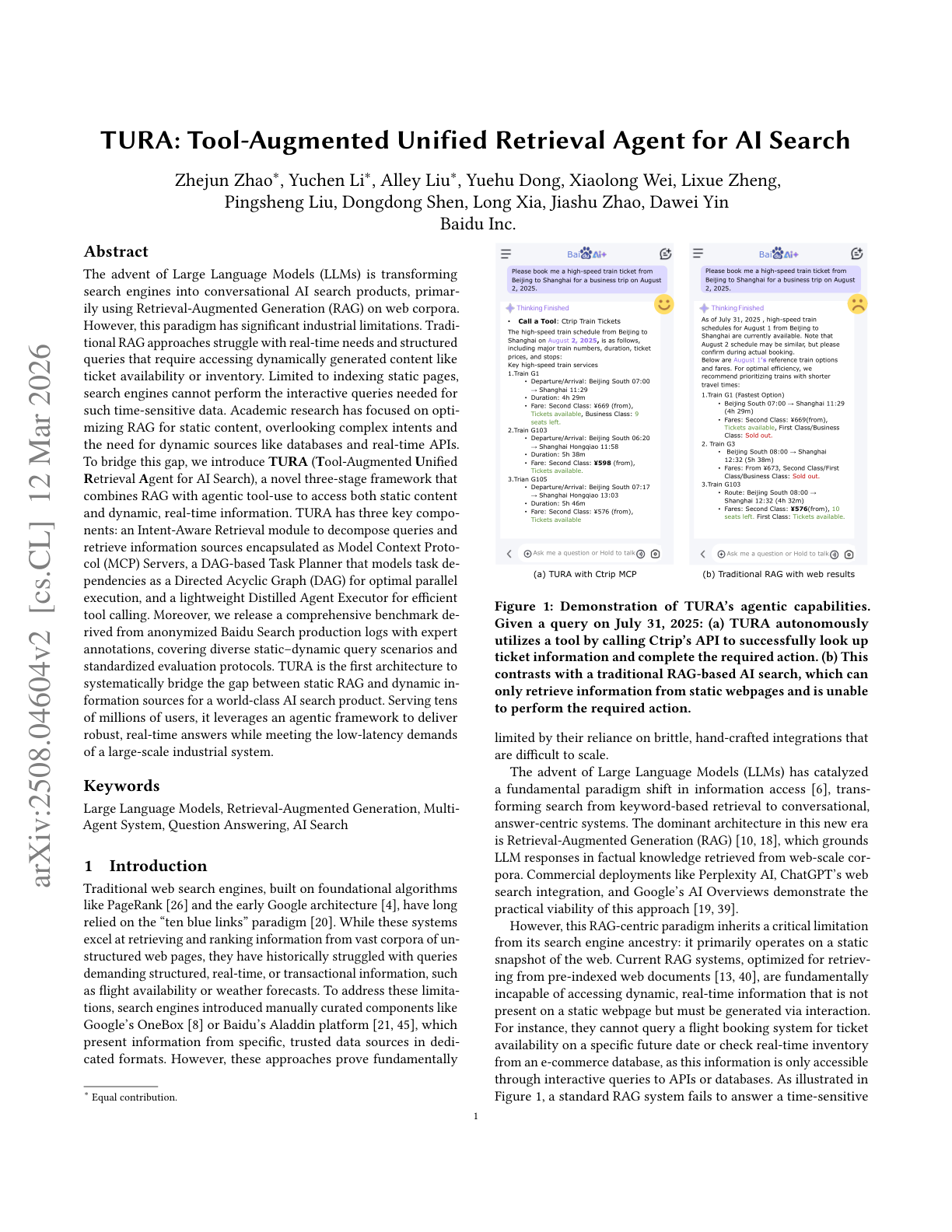 Tool-Augmented Unified Retrieval Agent for AI Search