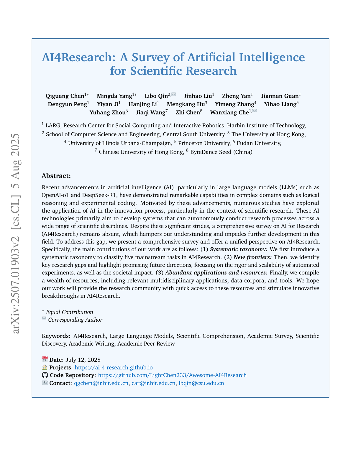 AI4Research