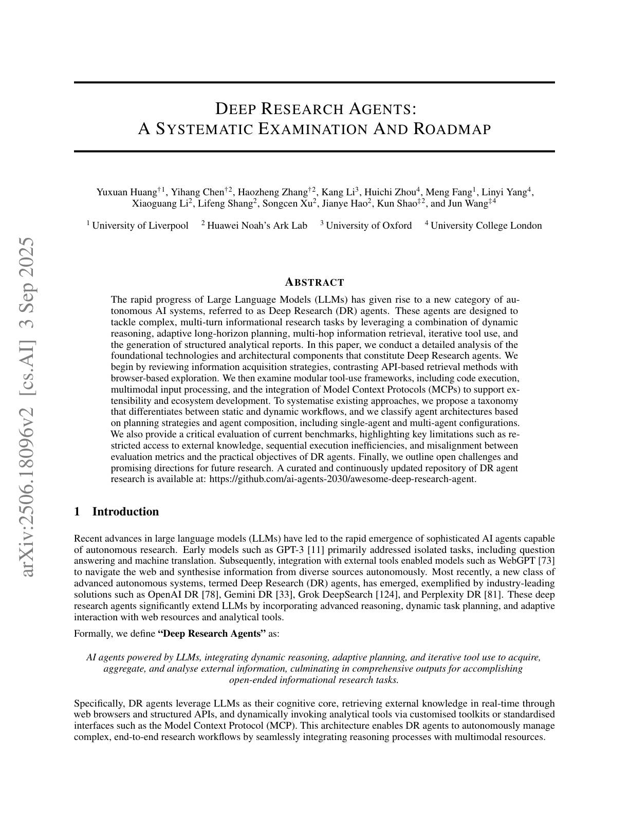 Deep Research Agents