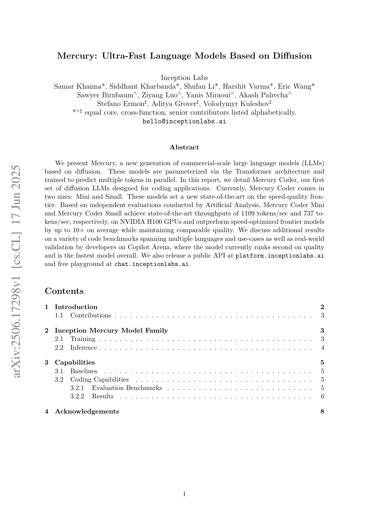 Ultra-Fast Diffusion-based Language Models