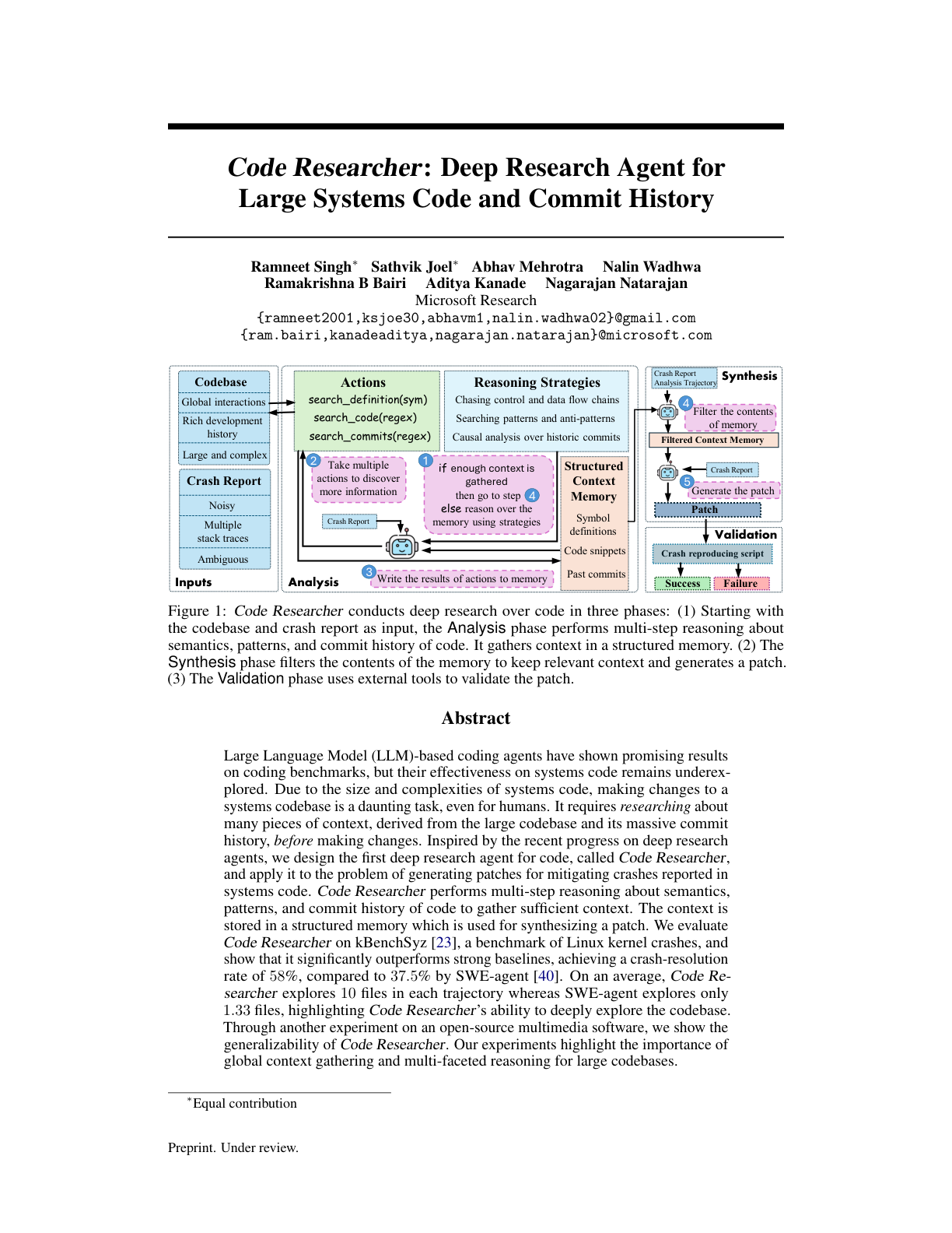 Code Researcher