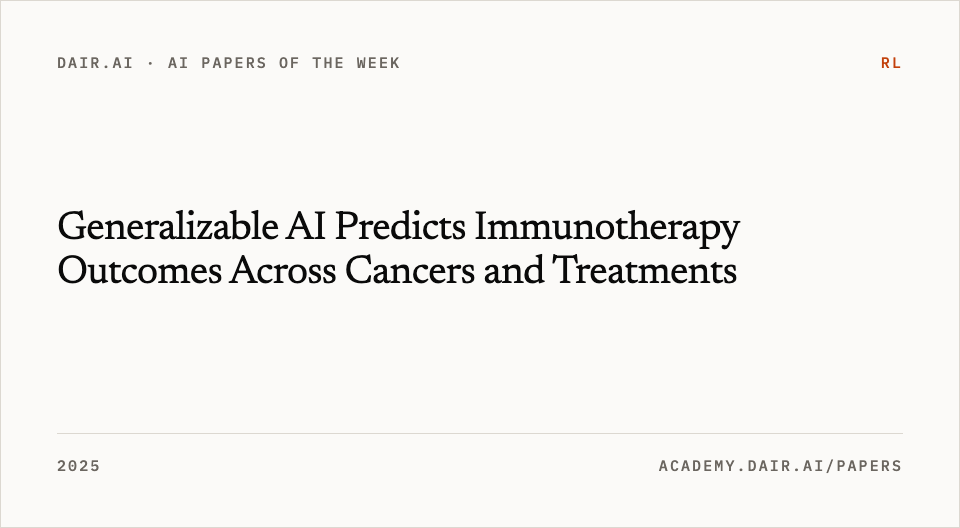 Generalizable AI Predicts Immunotherapy Outcomes Across Cancers and Treatments