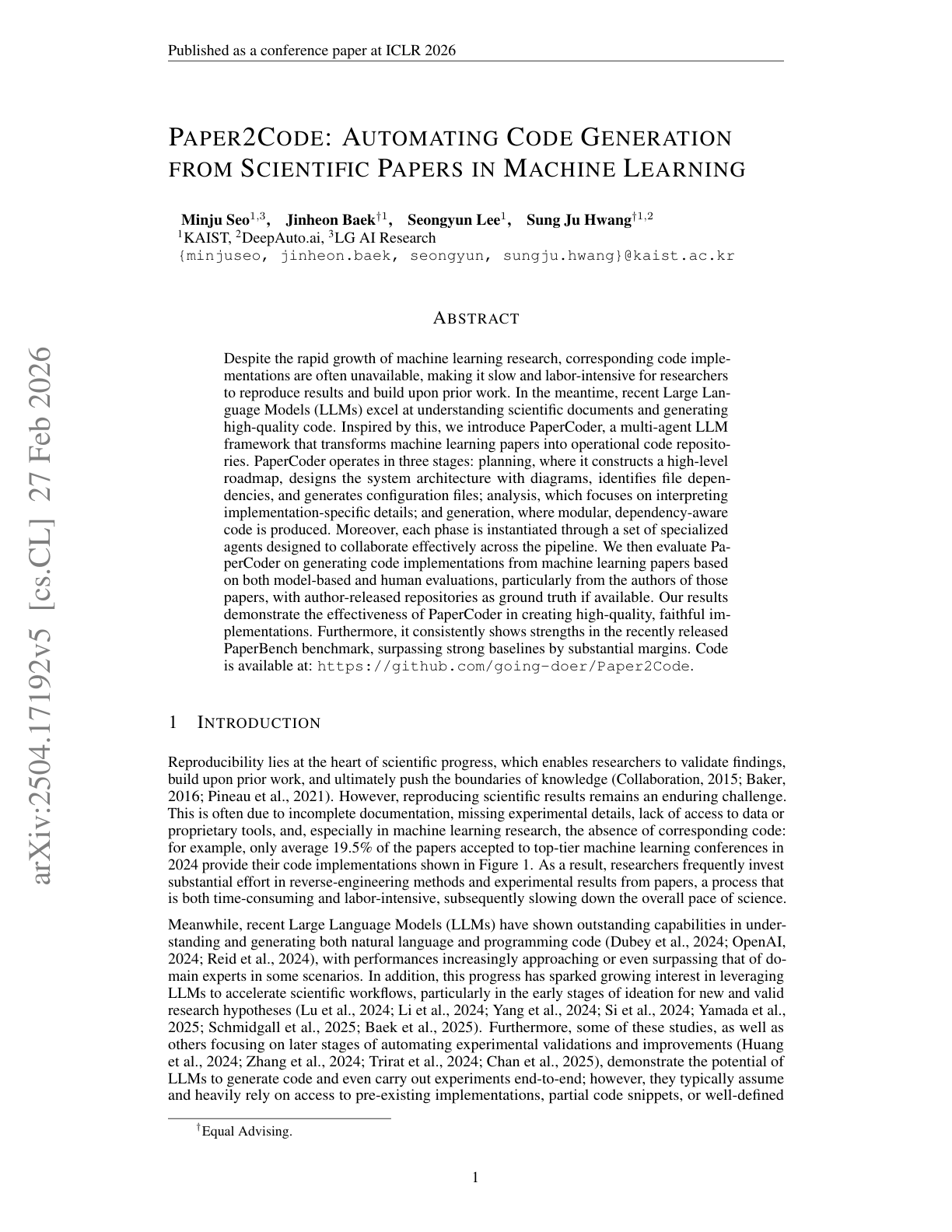 Paper2Code