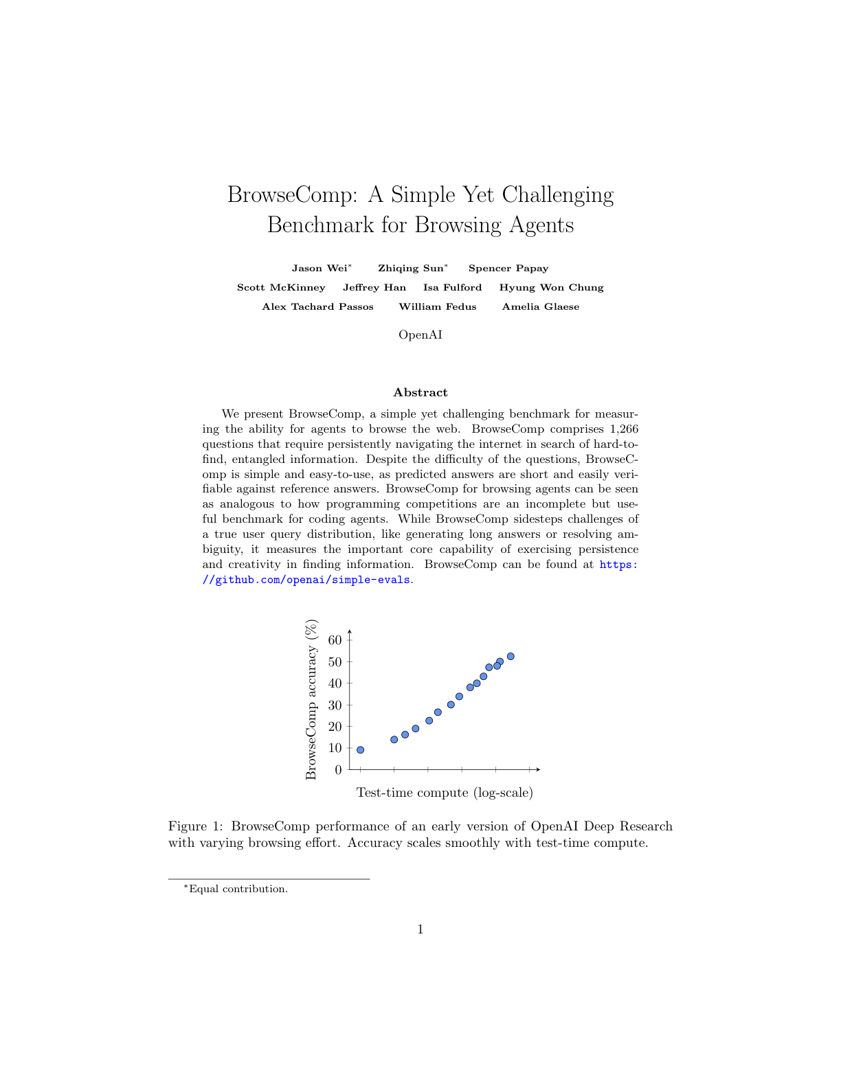 Benchmarking Browsing Agents