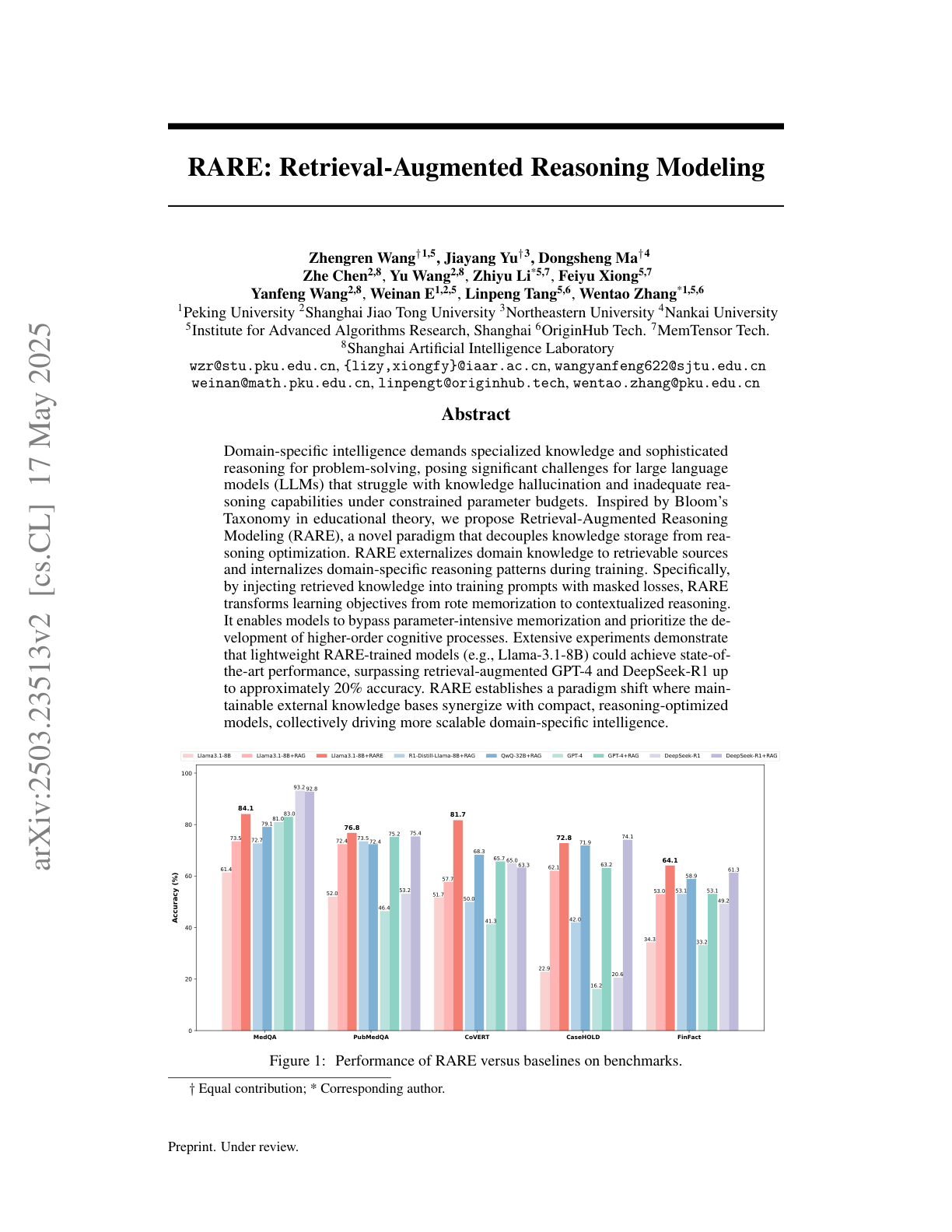 Retrieval-Augmented Reasoning Model