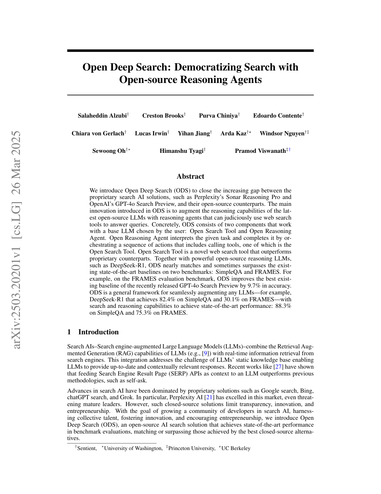 Open Deep Search
