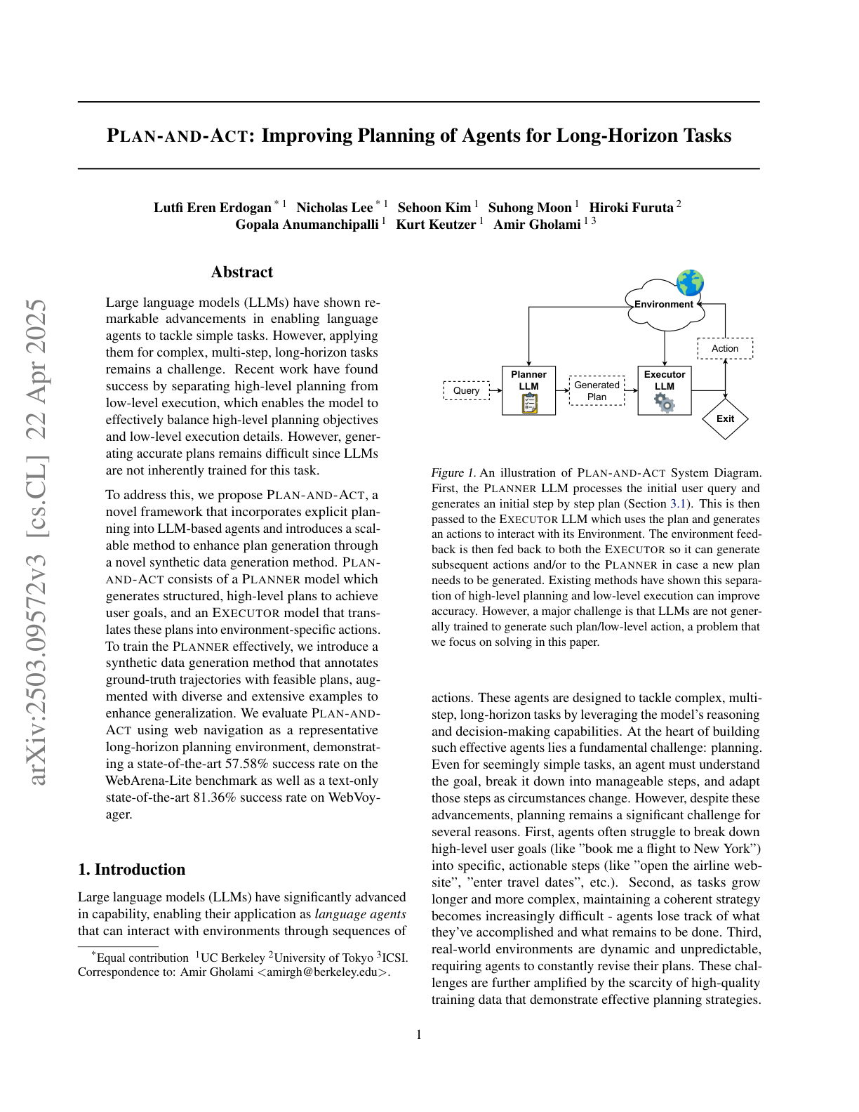 Improving Planning of Agents for Long-Horizon Tasks