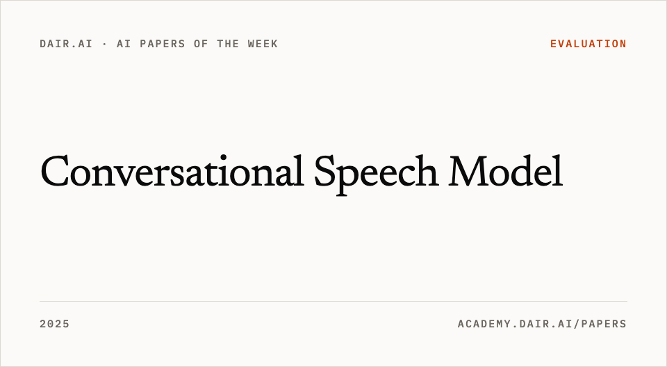 Conversational Speech Model