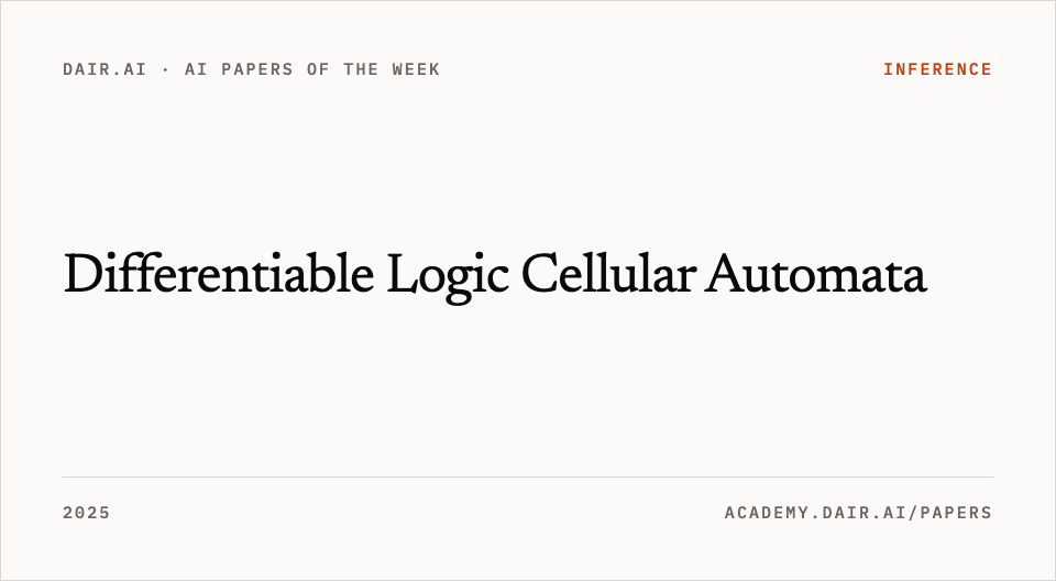 Differentiable Logic Cellular Automata