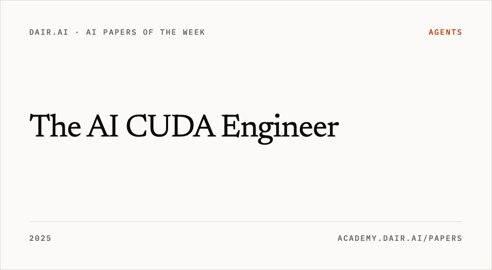 The AI CUDA Engineer