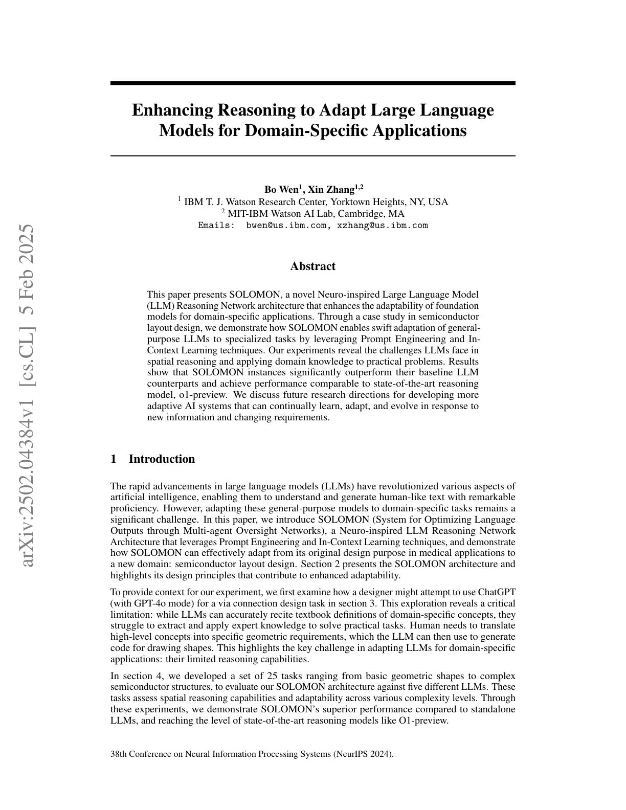 Enhancing Reasoning to Adapt LLMs